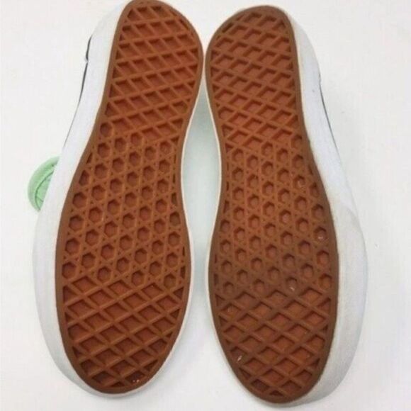Vans mint green tennis shoes children’s size 2 suede leather - Picture 7 of 9